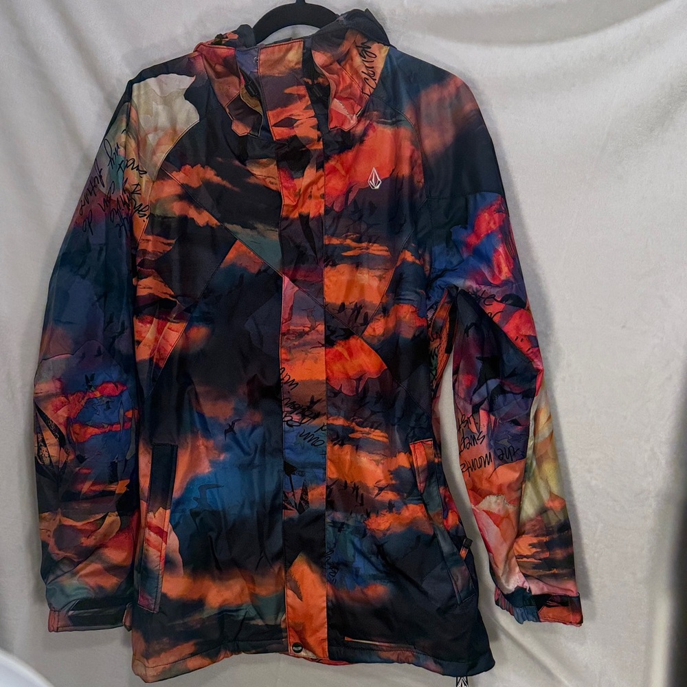 Volcom Women's Multicolor Ski Jacket Nimbus Iconic snow shell - Picture 3 of 16